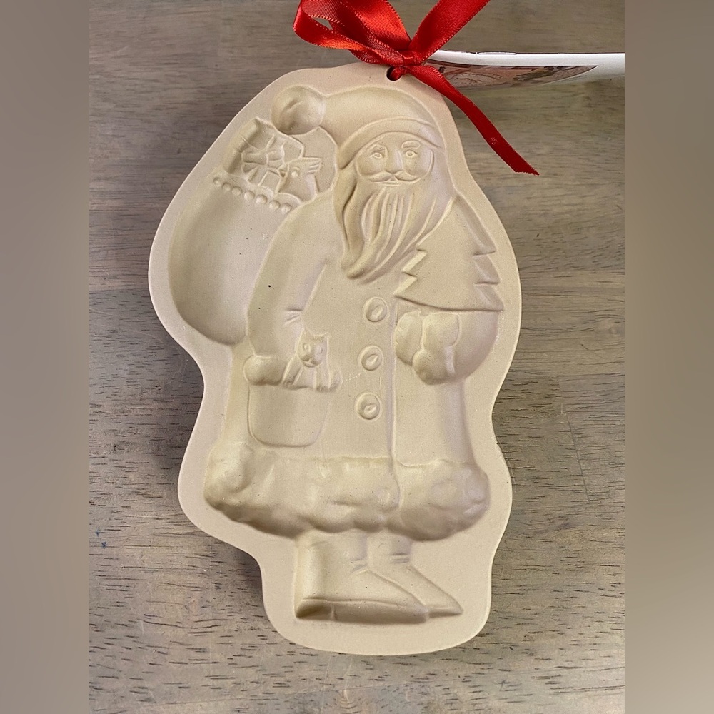 Vintage Brown Bag Santa Mold‎ Cookie Art Hill Design (c)1983